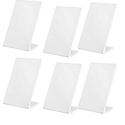 Shuban Acrylic QR Bar Code Display Stand (Pack of 6)