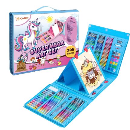 Shuban Plastic Drawing Art  Kit for Kids Adults (Blue)