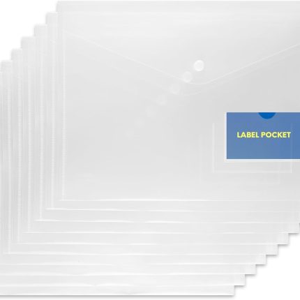 Shuban A4 Size Clear Document Folders
